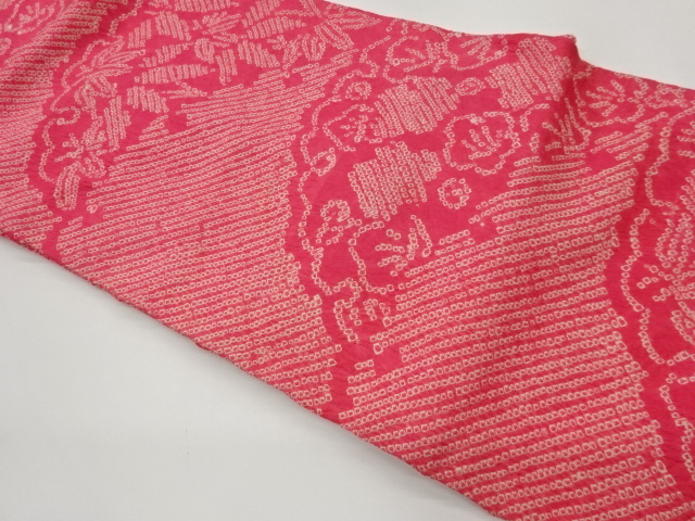 JAPANESE NAGOYA OBI / SHIBORI / BAMBOO GRASS
